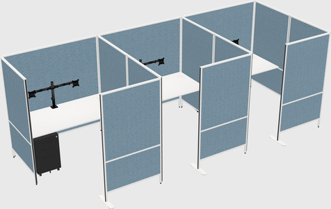 Flexible panel system with privacy