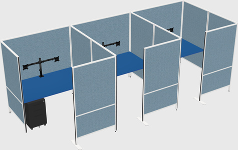Flexible panel system with privacy