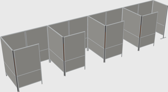 Small private panel system