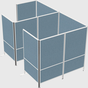 Flexible panel system with privacy