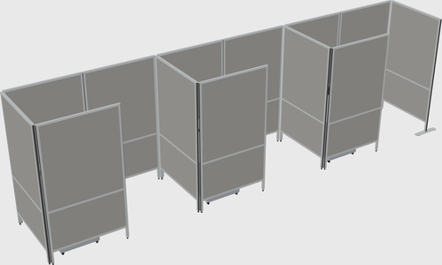 Small private panel system