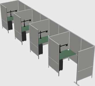Small private panel system