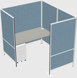 Flexible panel system with privacy