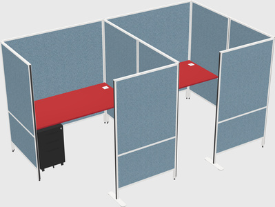 Flexible panel system with privacy