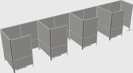 Small private panel system
