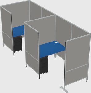 Small private panel system