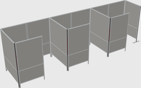 Small private panel system