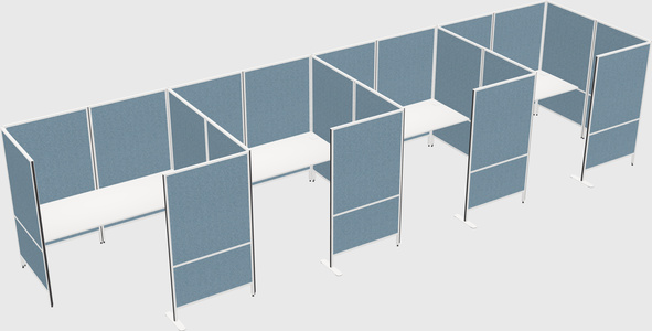 Flexible panel system with privacy