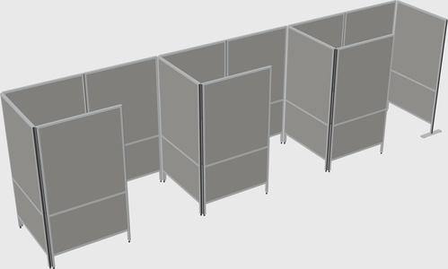 Small private panel system
