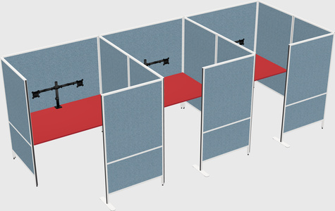Flexible panel system with privacy