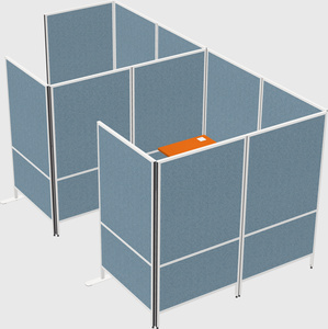 Flexible panel system with privacy