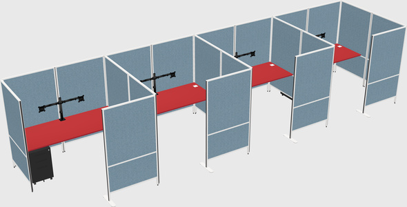 Flexible panel system with privacy