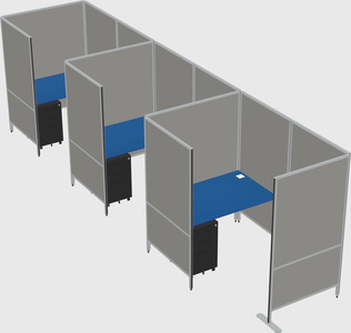 Small private panel system