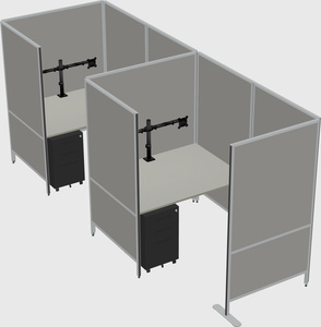 Small private panel system