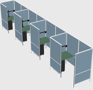 Small private panel system