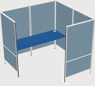 Flexible panel system with privacy