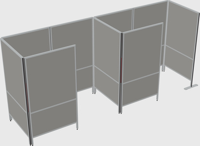 Small private panel system