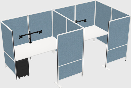 Flexible panel system with privacy