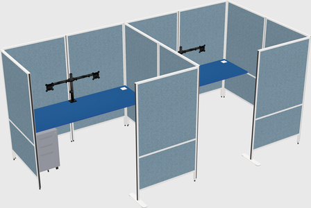 Flexible panel system with privacy