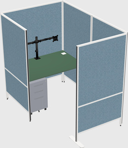 Small private panel system