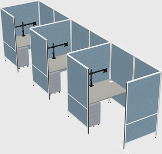 Small private panel system