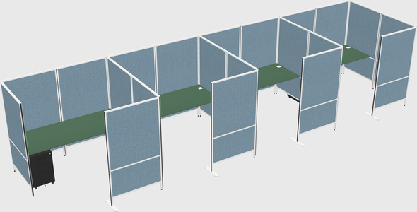 Flexible panel system with privacy