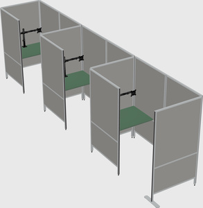 Small private panel system