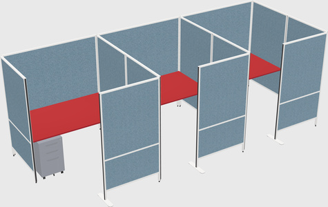 Flexible panel system with privacy