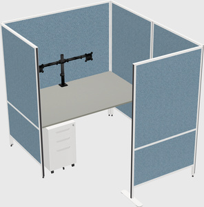 Flexible panel system with privacy