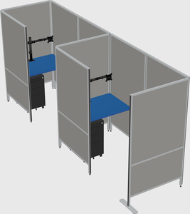 Small private panel system