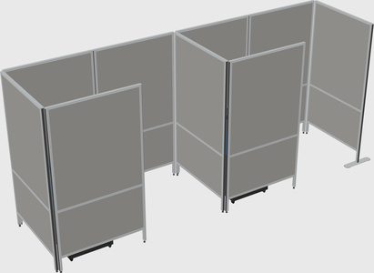 Small private panel system