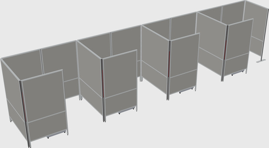 Small private panel system