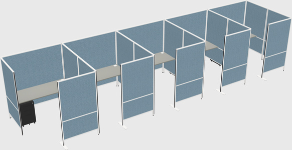 Flexible panel system with privacy