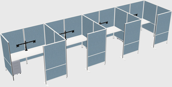 Flexible panel system with privacy