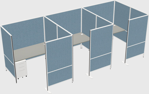 Flexible panel system with privacy