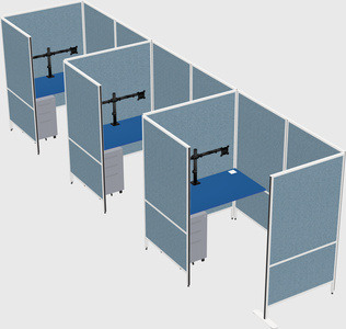 Small private panel system