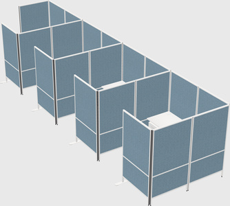 Flexible panel system with privacy