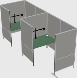 Small private panel system