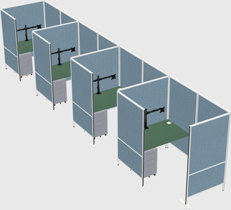 Small private panel system