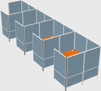 Flexible panel system with privacy