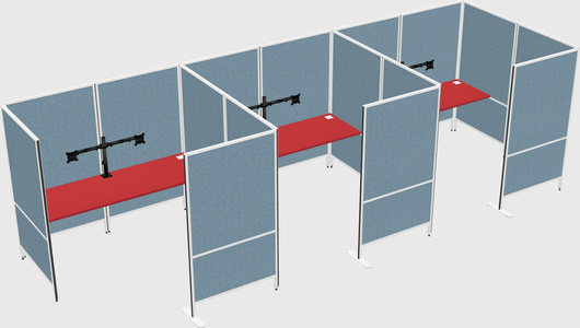 Flexible panel system with privacy