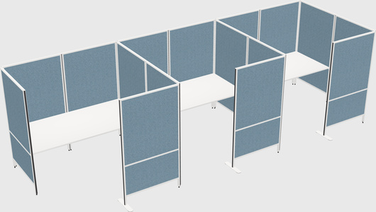 Flexible panel system with privacy