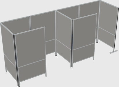 Small private panel system