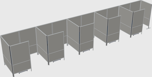 Small private panel system