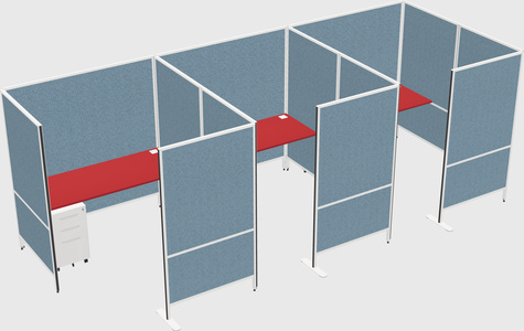 Flexible panel system with privacy