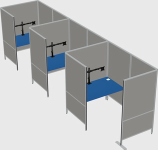 Small private panel system