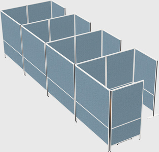 Flexible panel system with privacy