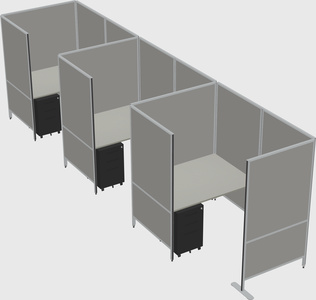 Small private panel system