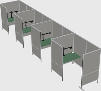 Small private panel system