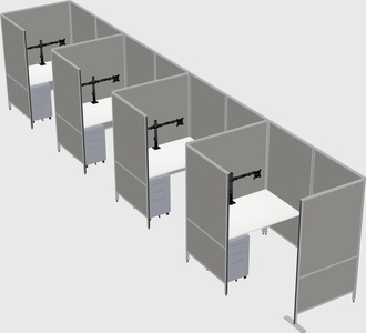 Small private panel system